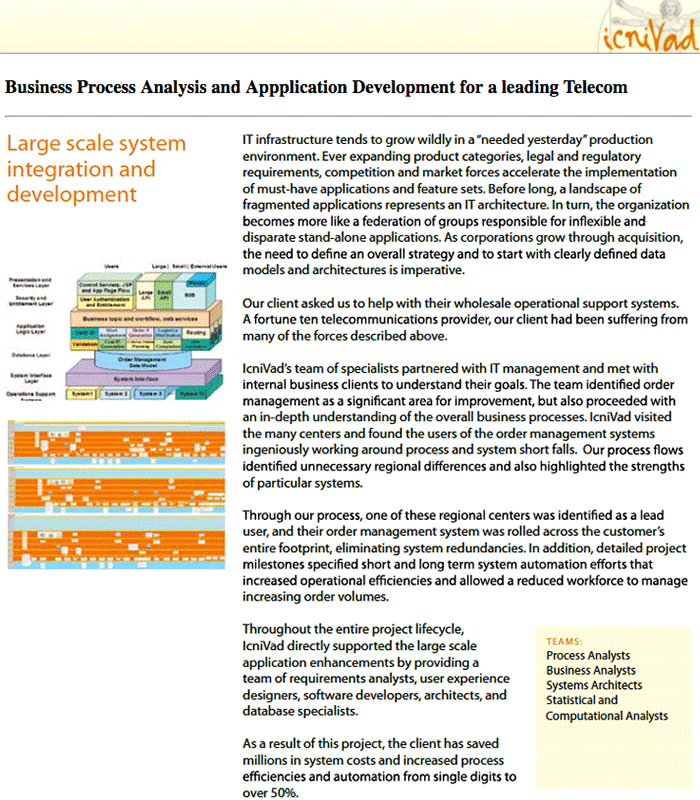 Large Scale Systems Integration and Development