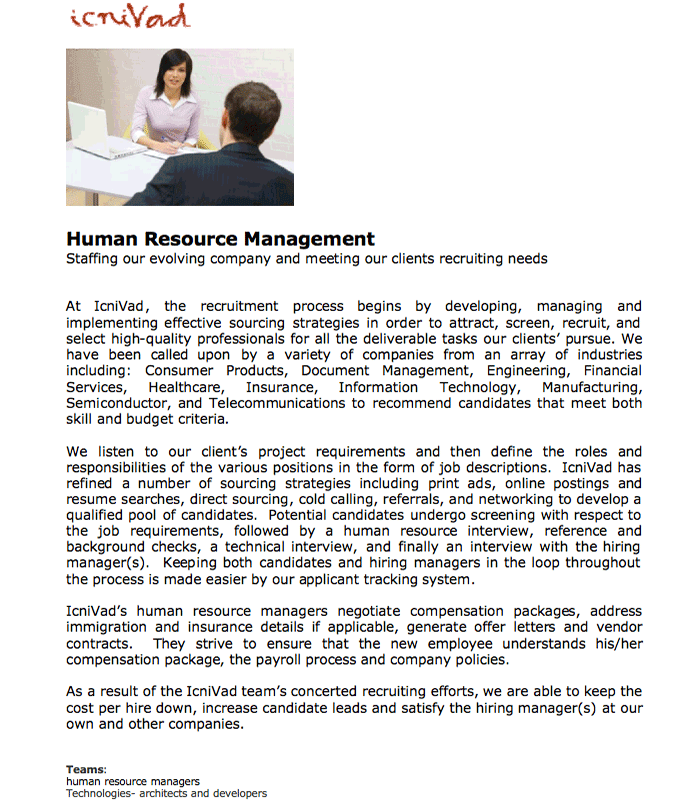 Human Resource Management